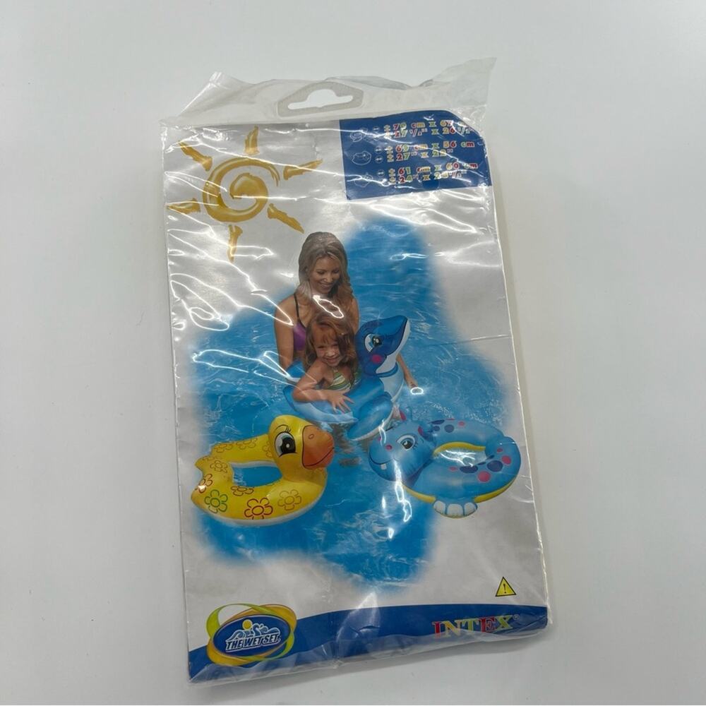 Vintage Index Duck Kids Floatie New Yellow 2006